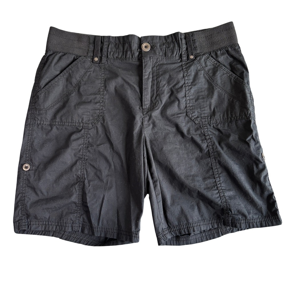 Black Women's Cargo Shorts